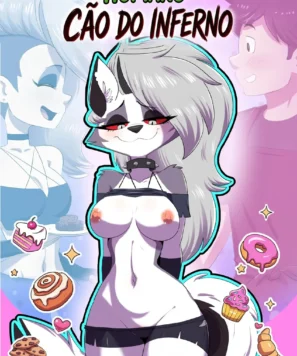 O Humano e o Cão do Inferno | Helluva Boss Hentai